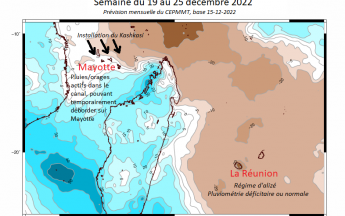 Anomalie de précipitations Anomalie de précipitations