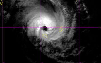 Colina - Image satellite infra-rouge Colina - Image satellite infra-rouge