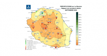 Bulletin climatique mensuel de La Réunion - septembre 2025